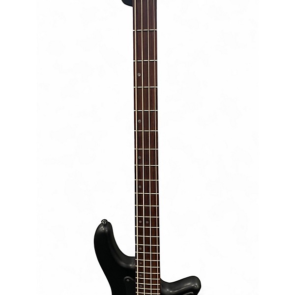 Used Schecter Guitar Research STILETTO STEALTH Satin Black Electric Bass Guitar