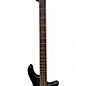 Used Schecter Guitar Research STILETTO STEALTH Satin Black Electric Bass Guitar