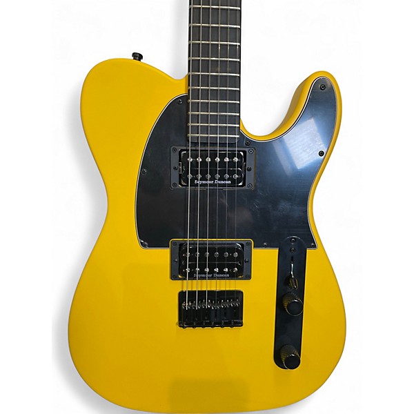 Used Fender Player II Advanced Telecaster HH Yellow Solid Body Electric Guitar
