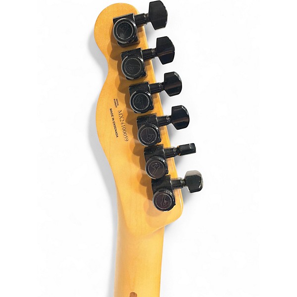 Used Fender Player II Advanced Telecaster HH Yellow Solid Body Electric Guitar