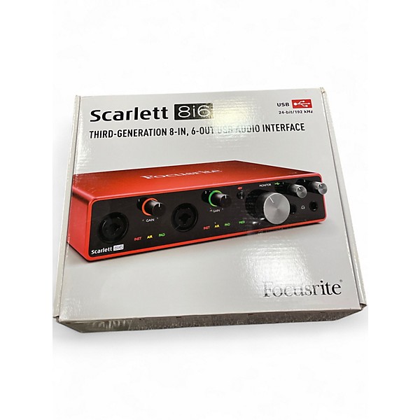 Used Focusrite Scarlett 8i6 Audio Interface