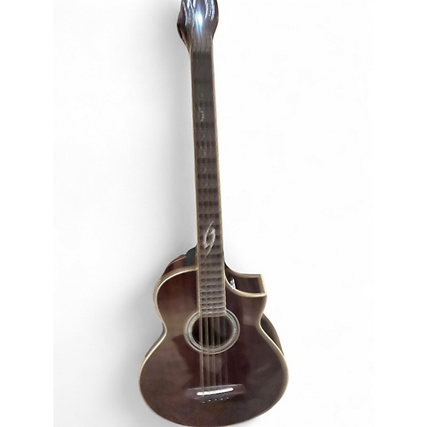 Used Ibanez EWB205 Natural Acoustic Bass Guitar