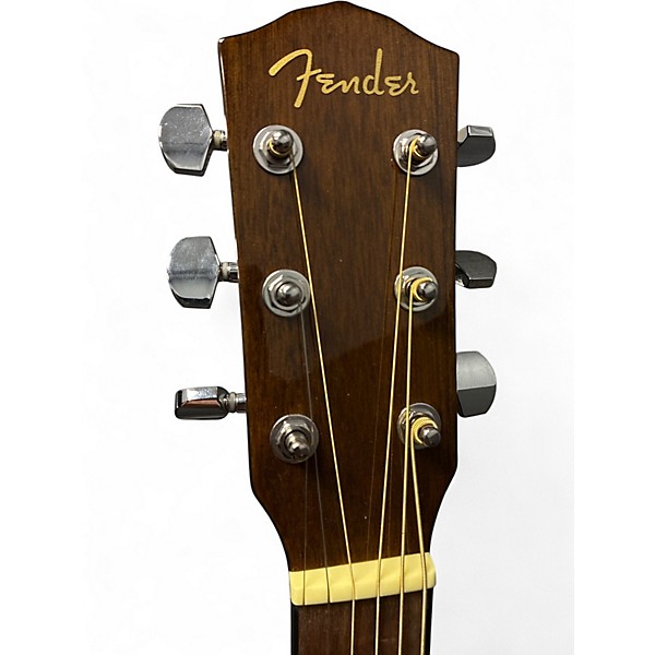 Used Fender CD60S Left Handed Natural Acoustic Guitar