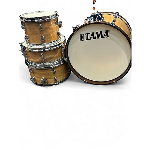 Used TAMA 4 Piece club jam Satin Blonde Drum Kit