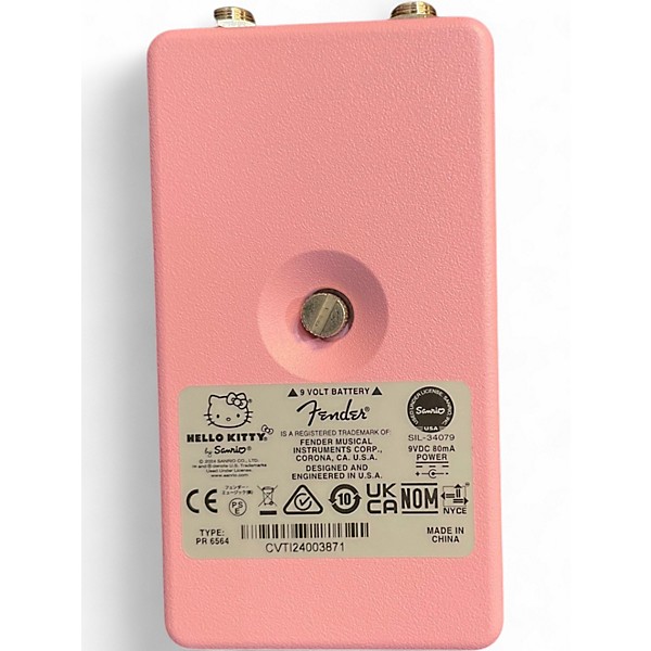 Used Fender HELLO KITTY FUZZ Effect Pedal