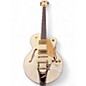 Used 2024 Gretsch Guitars Chris Rocha Broadkaster Jr Vintage White Hollow Body Electric Guitar thumbnail