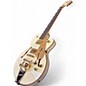 Used 2024 Gretsch Guitars Chris Rocha Broadkaster Jr Vintage White Hollow Body Electric Guitar