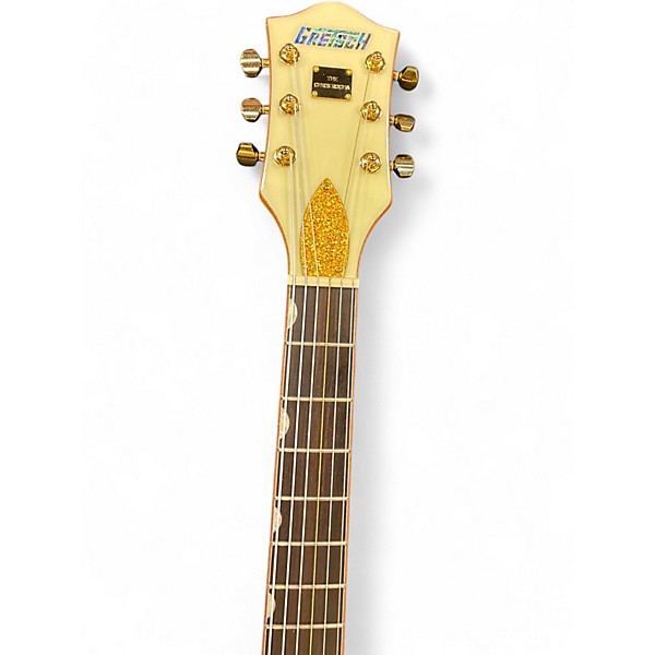 Used 2024 Gretsch Guitars Chris Rocha Broadkaster Jr Vintage White Hollow Body Electric Guitar