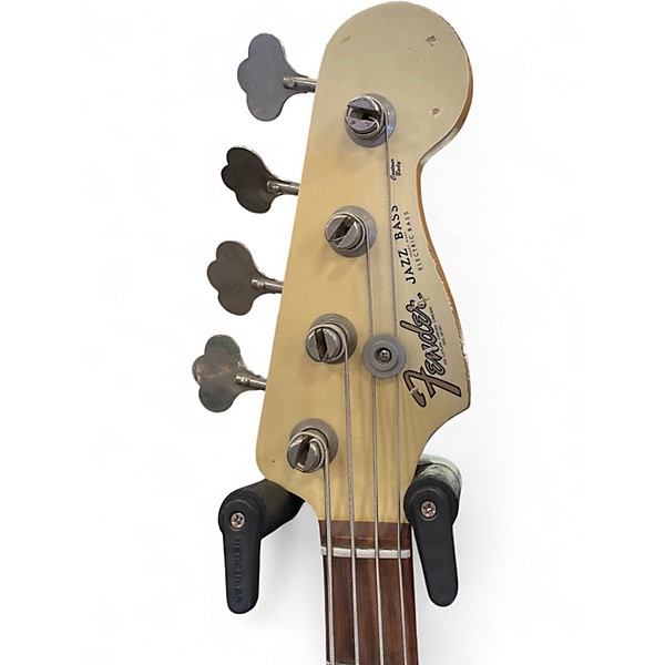 Used Fender Player Jazz Bass Olympic White Electric Bass Guitar