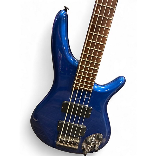 Used Ibanez SR885-MB Blue Electric Bass Guitar