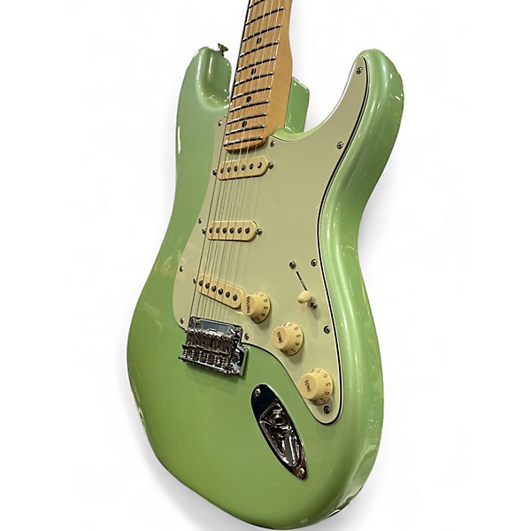 Used Fender Player Stratocaster Surf Green Solid Body Electric Guitar