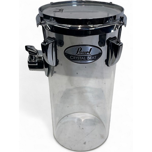 Used Pearl 6in ROCKET TOM 6" X 12" Clear Drum