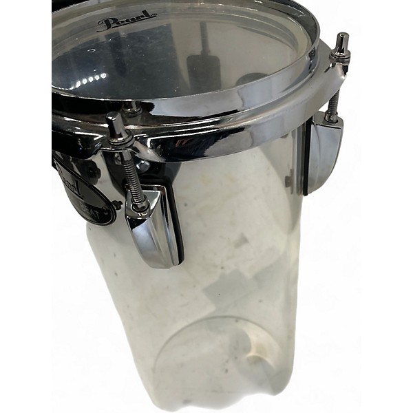 Used Pearl 6in ROCKET TOM 6" X 12" Clear Drum