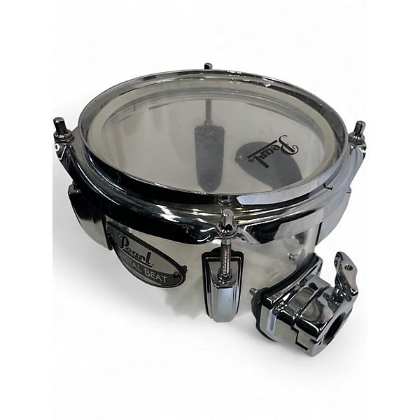 Used Pearl 6in ROCKET TOM 6" X 12" Clear Drum