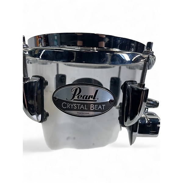 Used Pearl 6in ROCKET TOM 6" X 12" Clear Drum
