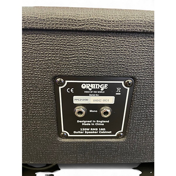 Used Orange Amplifiers PPC212OB 2x12 Open Back Guitar Cabinet