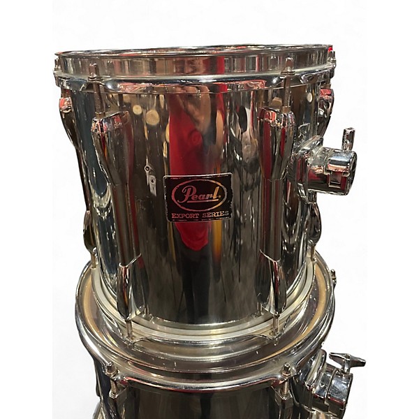 Used Pearl 4 Piece Export Chrome Drum Kit