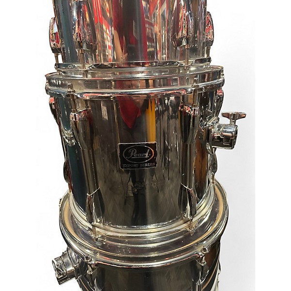 Used Pearl 4 Piece Export Chrome Drum Kit