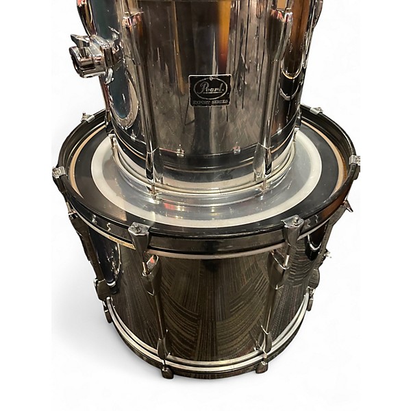 Used Pearl 4 Piece Export Chrome Drum Kit