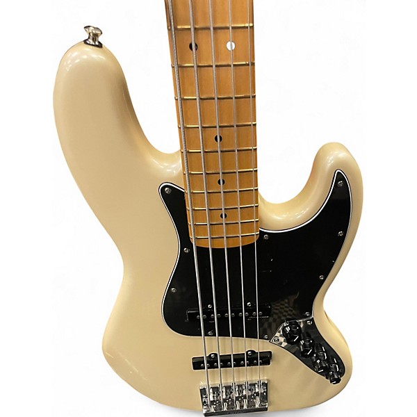 Used Fender PLAYER II MODIFIED JAZZ BASS V Olympic White Electric Bass Guitar