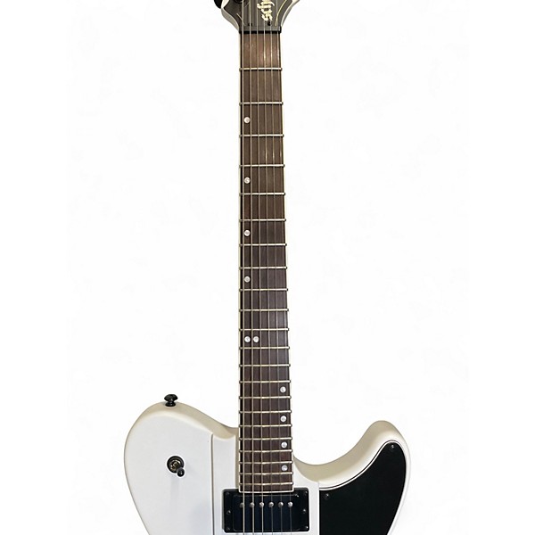 Used Schecter Guitar Research ultra Classic White Solid Body Electric Guitar