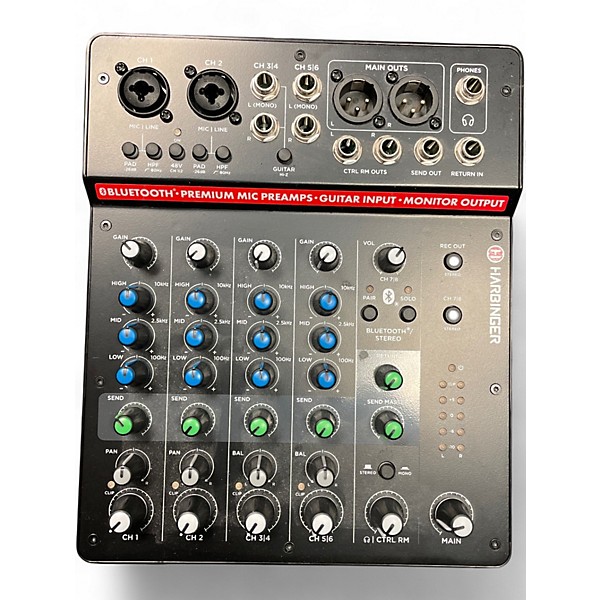 Used Harbinger lv8 Unpowered Mixer
