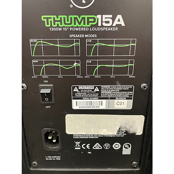 Used Mackie Thump15A Powered Speaker