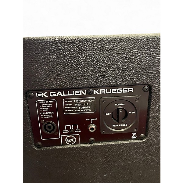 Used Gallien-Krueger NEO 212 II Bass Cabinet