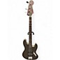 Used Fender Aerodyne Jazz Bass Metallic Gray Electric Bass Guitar thumbnail