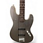 Used Fender Aerodyne Jazz Bass Metallic Gray Electric Bass Guitar