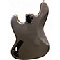 Used Fender Aerodyne Jazz Bass Metallic Gray Electric Bass Guitar