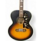 Used Epiphone Inspired by 1957 reissue js200 2 Color Sunburst Acoustic Electric Guitar