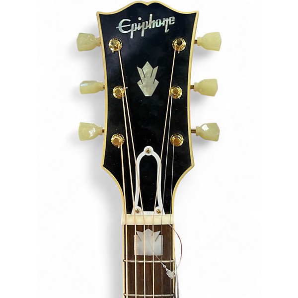 Used Epiphone Inspired by 1957 reissue js200 2 Color Sunburst Acoustic Electric Guitar
