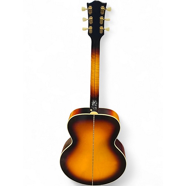 Used Epiphone Inspired by 1957 reissue js200 2 Color Sunburst Acoustic Electric Guitar