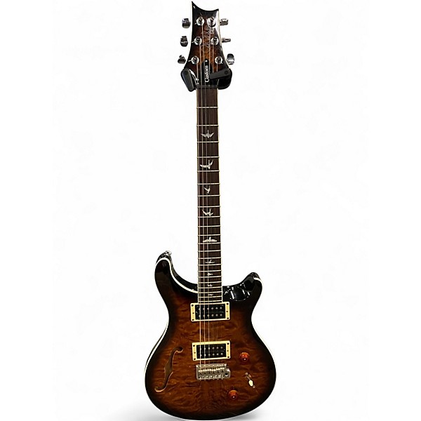 Used PRS CUSTOM SE 22 SEMI-HOLLOW BLACK GOLD SUN Hollow Body Electric Guitar