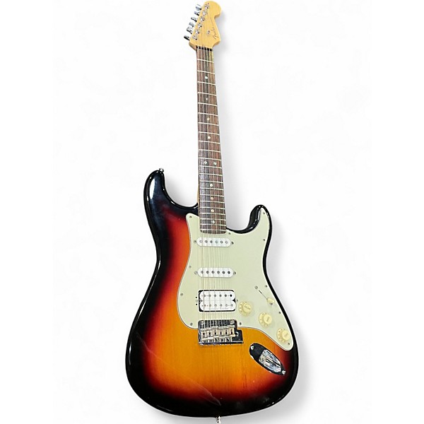 Used 2007 Fender American Deluxe Stratocaster HSS Sunburst Solid Body Electric Guitar