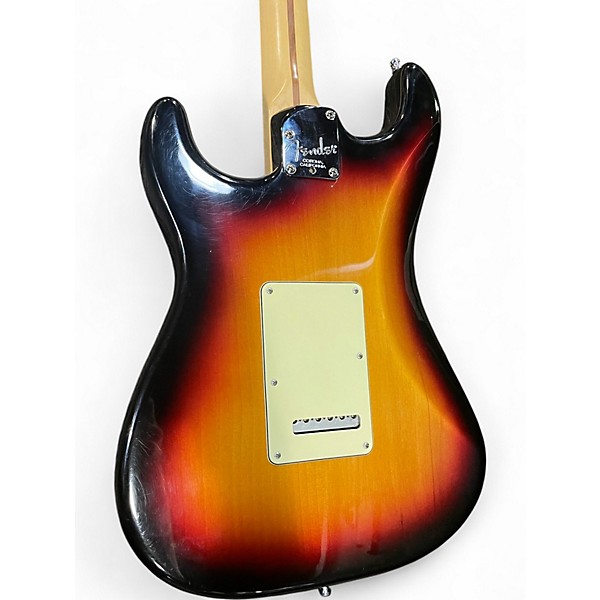 Used 2007 Fender American Deluxe Stratocaster HSS Sunburst Solid Body Electric Guitar