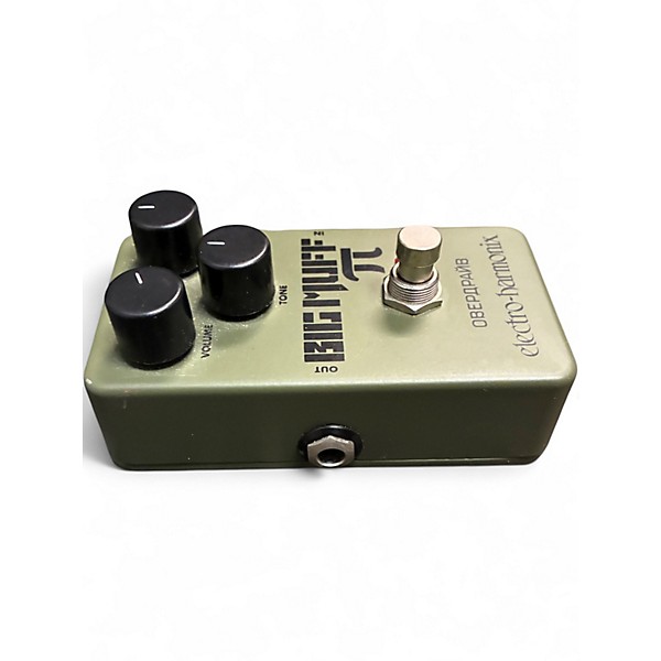 Used Electro-Harmonix Green Russian Big Muff Pi Fuzz Effect Pedal