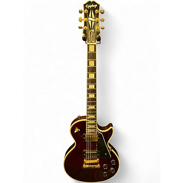 Used Epiphone Jerry Cantrell "Wino" Les Paul Custom Wine Red Solid Body Electric Guitar