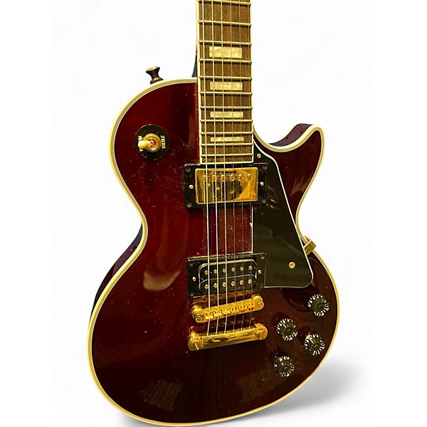 Used Epiphone Jerry Cantrell "Wino" Les Paul Custom Wine Red Solid Body Electric Guitar