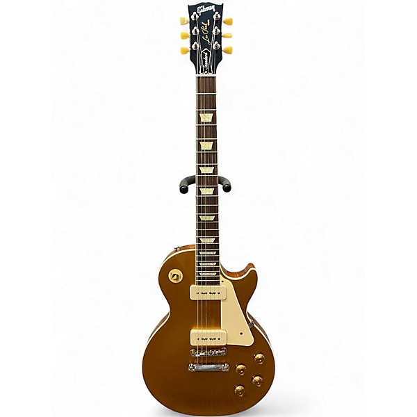 Used Gibson LES PAUL STANDARD P90 Gold Top Solid Body Electric Guitar
