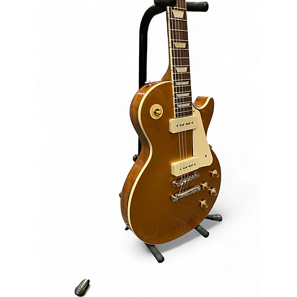 Used Gibson LES PAUL STANDARD P90 Gold Top Solid Body Electric Guitar