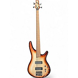 Used Ibanez SR300E Charred Champagne Burst Electric Bass Guitar