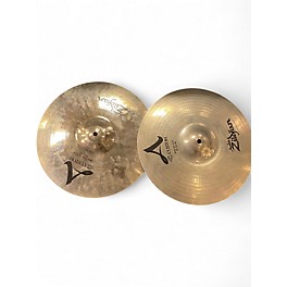 Used Zildjian 14in A Custom Hi Hat Pair Cymbal