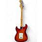 Used Fender Deluxe Stratocaster HSS Plus Top iOS Aged Cherry Burst Solid Body Electric Guitar