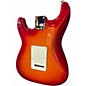 Used Fender Deluxe Stratocaster HSS Plus Top iOS Aged Cherry Burst Solid Body Electric Guitar