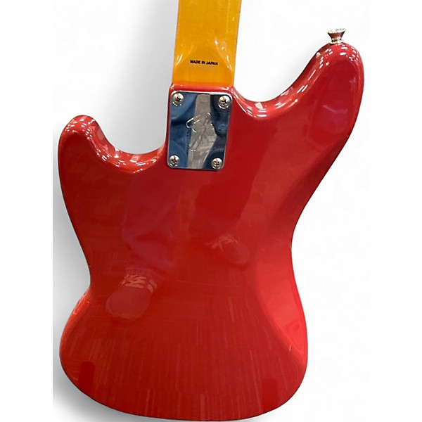 Used 2007 Fender Mustang MIJ Candy Apple Red Solid Body Electric Guitar