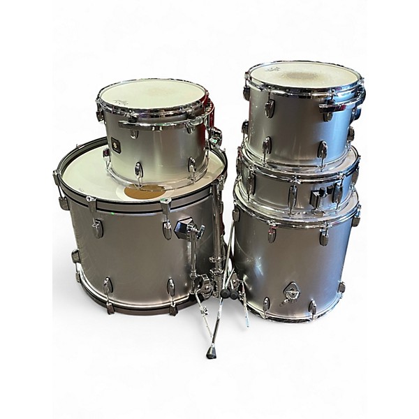 Used Gretsch Drums 5 Piece Catalina Silver Drum Kit