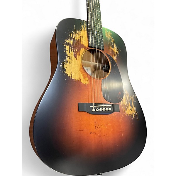 Used Martin D Jr E Streetlegend Dreadnought Natural Acoustic Electric Guitar