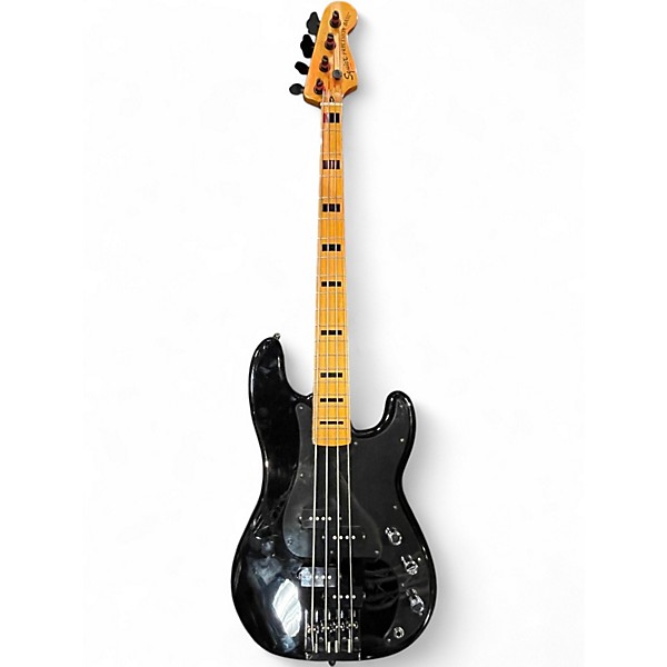 Used Squier Classic Vibe 70's Precision Bass Black Electric Bass Guitar